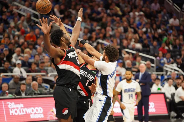 Orlando Magic, 2 Mart 2020 tarihinde Orlando Florida 'daki Amway Center' da Portland Trailblazers 'a ev sahipliği yaptı. Fotoğraf: Marty Jean-Louis