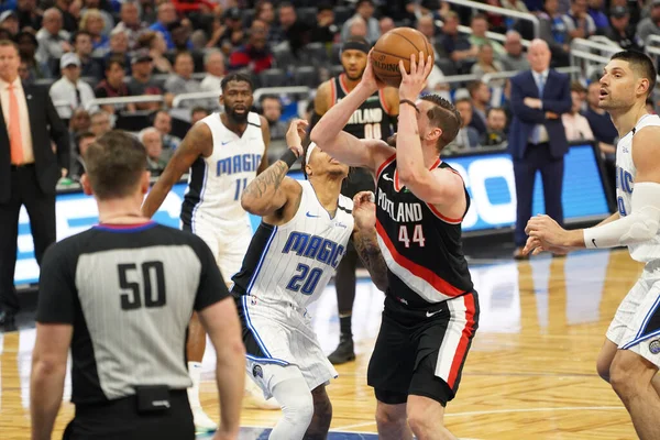 Orlando Magic, 2 Mart 2020 tarihinde Orlando Florida 'daki Amway Center' da Portland Trailblazers 'a ev sahipliği yaptı. Fotoğraf: Marty Jean-Louis