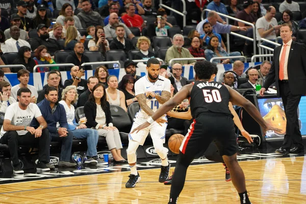 Orlando Magic Ospita Portland Trailblazers All Amway Center Orlando Florida — Foto Stock