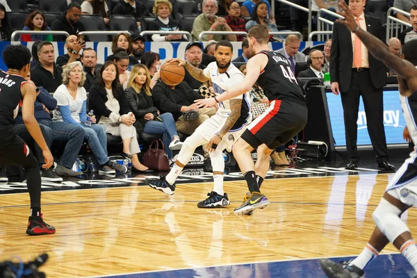 Orlando Magic Hospeda Portland Trailblazers Amway Center Orlando Florida Segunda — Fotografia de Stock