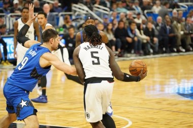 Orlando Magic, 26 Ocak 2020 'de Orlando Florida' daki Amway Center 'da Los Angeles Clippers' a ev sahipliği yaptı. Fotoğraf: Marty Jean-Louis