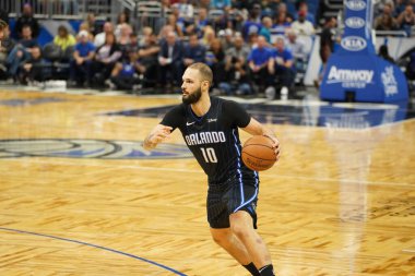Orlando Magic 1 Şubat 2020 tarihinde Orlando Florida 'daki Amway Center' da Miami Heat 'e ev sahipliği yaptı. Fotoğraf: Marty Jean-Louis