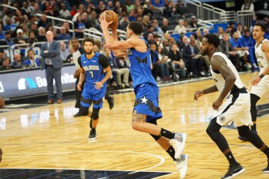 Orlando Magic, 26 Ocak 2020 'de Orlando Florida' daki Amway Center 'da Los Angeles Lakers' a ev sahipliği yaptı. Fotoğraf: Marty Jean-Louis