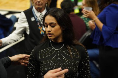 Orlando Magic 1 Şubat 2020 tarihinde Orlando Florida 'daki Amway Center' da Miami Heat 'e ev sahipliği yaptı. Fotoğraf: Marty Jean-Louis