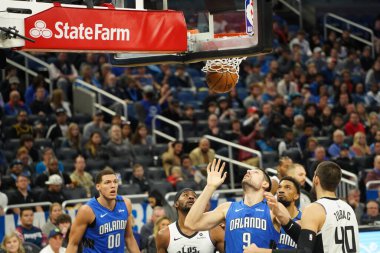 Orlando Magic, 26 Ocak 2020 'de Orlando Florida' daki Amway Center 'da Los Angeles Clippers' a ev sahipliği yaptı. Fotoğraf: Marty Jean-Louis