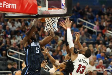Orlando Magic Center Mo Bamba ribaundu alıyor. (Amway Center, Orlando, 3 Ocak 2020) Fotoğraf: Marty Jean-Louis