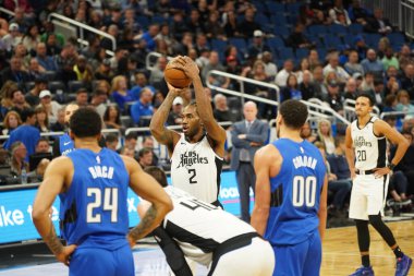 Orlando Magic, 26 Ocak 2020 'de Orlando Florida' daki Amway Center 'da Los Angeles Clippers' a ev sahipliği yaptı. Fotoğraf: Marty Jean-Louis
