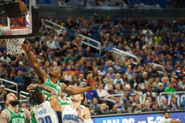 Orlando Magic, 24 Ocak 2020 tarihinde Orlando, Florida 'da Boston Celtics' e ev sahipliği yapmaktadır. Fotoğraf: Marty Jean-Louis