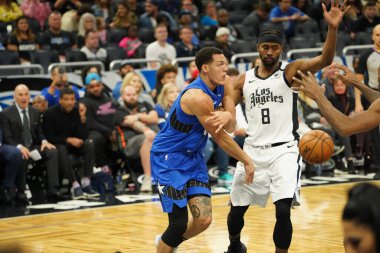 Orlando Magic, 26 Ocak 2020 'de Orlando Florida' daki Amway Center 'da Los Angeles Lakers' a ev sahipliği yaptı. Fotoğraf: Marty Jean-Louis