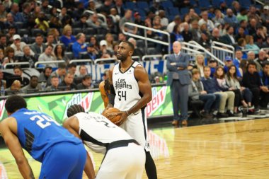 Orlando Magic, 26 Ocak 2020 'de Orlando Florida' daki Amway Center 'da Los Angeles Clippers' a ev sahipliği yaptı. Fotoğraf: Marty Jean-Louis