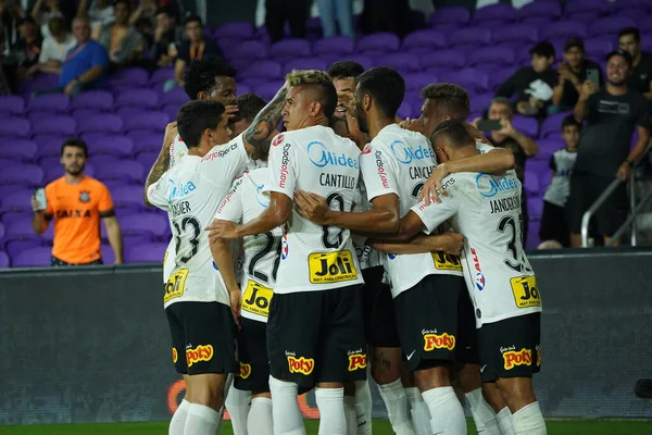 Florida Cup 2020 Corinthians Nycfc Jogo Exploria Stadium Orlando Florida — Fotografia de Stock