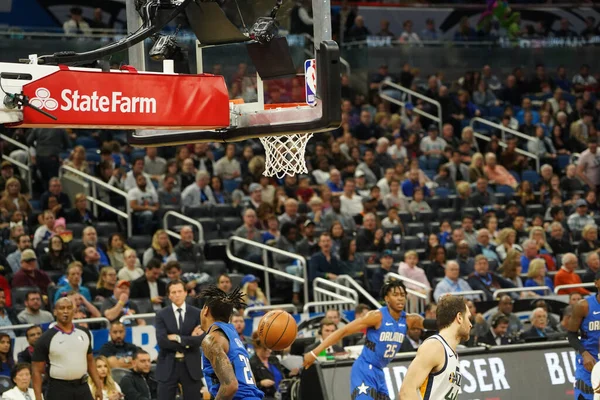 Orlando Magic Jogando Contra Utah Jazz Amway Center Orlando Sexta — Fotografia de Stock