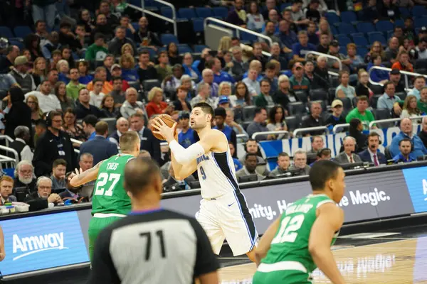 Orlando Magic Accueille Les Celtics Boston Amway Center Vendredi Janvier — Photo