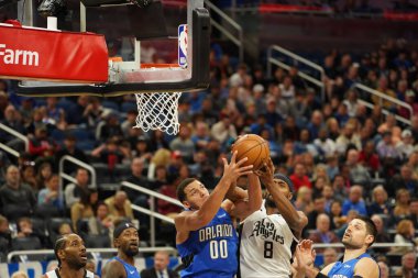 Orlando Magic, 26 Ocak 2020 'de Orlando Florida' daki Amway Center 'da Los Angeles Clippers' a ev sahipliği yaptı. Fotoğraf: Marty Jean-Louis