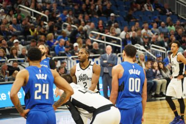 Orlando Magic, 26 Ocak 2020 'de Orlando Florida' daki Amway Center 'da Los Angeles Clippers' a ev sahipliği yaptı. Fotoğraf: Marty Jean-Louis