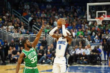 Orlando Magic, 24 Ocak 2020 tarihinde Orlando, Florida 'da Boston Celtics' e ev sahipliği yapmaktadır. Fotoğraf: Marty Jean-Louis