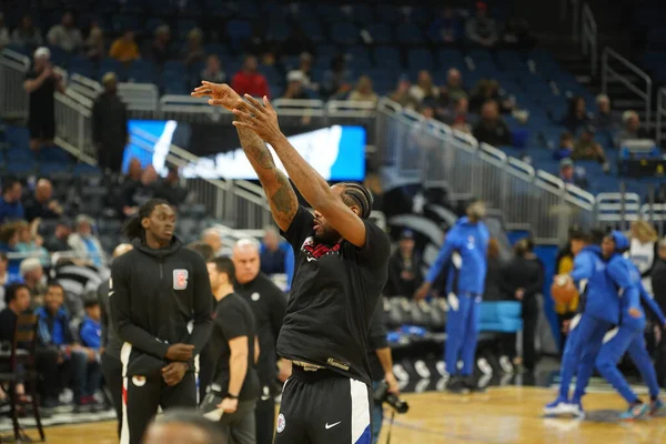 Orlando Magic Gospodarzem Clippers Amway Center Orlando Floryda Niedzielę Stycznia — Zdjęcie stockowe