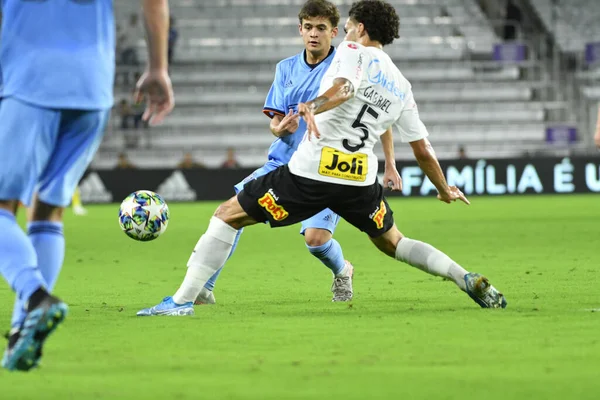 Florida Cup 2020 Corinthians Nycfc Jogo Exploria Stadium Orlando Florida — Fotografia de Stock