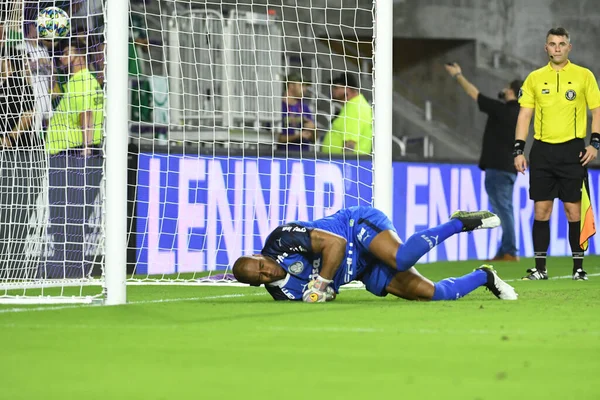 Florida Cup 2020 Spiel Palmeiras Gegen Atletico Nacional Exploria Stadium — Stockfoto