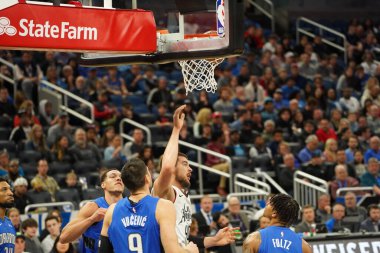 Orlando Magic, 26 Ocak 2020 'de Orlando Florida' daki Amway Center 'da Los Angeles Clippers' a ev sahipliği yaptı. Fotoğraf: Marty Jean-Louis