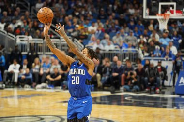Orlando Magic, 26 Ocak 2020 'de Orlando Florida' daki Amway Center 'da Los Angeles Lakers' a ev sahipliği yaptı. Fotoğraf: Marty Jean-Louis