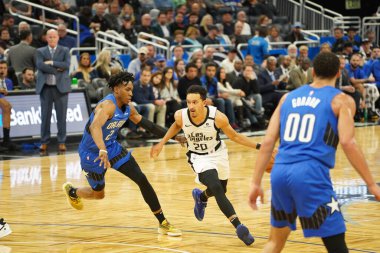 Orlando Magic, 26 Ocak 2020 'de Orlando Florida' daki Amway Center 'da Los Angeles Clippers' a ev sahipliği yaptı. Fotoğraf: Marty Jean-Louis