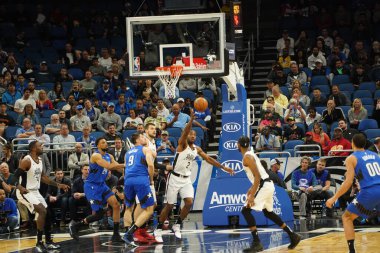 Orlando Magic, 26 Ocak 2020 'de Orlando Florida' daki Amway Center 'da Los Angeles Clippers' a ev sahipliği yaptı. Fotoğraf: Marty Jean-Louis