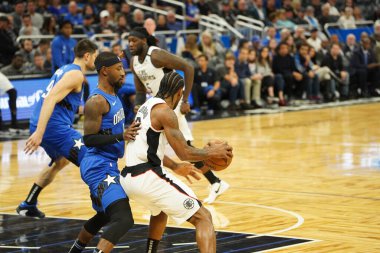 Orlando Magic, 26 Ocak 2020 'de Orlando Florida' daki Amway Center 'da Los Angeles Clippers' a ev sahipliği yaptı. Fotoğraf: Marty Jean-Louis