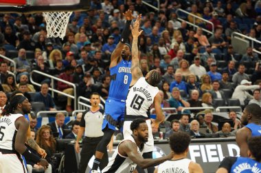 Orlando Magic, 26 Ocak 2020 'de Orlando Florida' daki Amway Center 'da Los Angeles Lakers' a ev sahipliği yaptı. Fotoğraf: Marty Jean-Louis