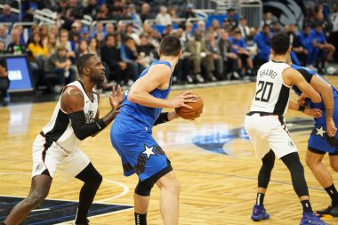 Orlando Magic, 26 Ocak 2020 'de Orlando Florida' daki Amway Center 'da Los Angeles Lakers' a ev sahipliği yaptı. Fotoğraf: Marty Jean-Louis
