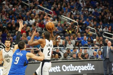 Orlando Magic, 26 Ocak 2020 'de Orlando Florida' daki Amway Center 'da Los Angeles Clippers' a ev sahipliği yaptı. Fotoğraf: Marty Jean-Louis