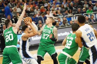 Orlando Magic, 24 Ocak 2020 tarihinde Orlando, Florida 'da Boston Celtics' e ev sahipliği yapmaktadır. Fotoğraf: Marty Jean-Louis