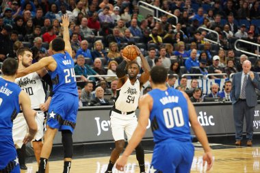 Orlando Magic, 26 Ocak 2020 'de Orlando Florida' daki Amway Center 'da Los Angeles Clippers' a ev sahipliği yaptı. Fotoğraf: Marty Jean-Louis