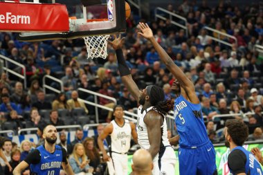 Orlando Magic, 26 Ocak 2020 'de Orlando Florida' daki Amway Center 'da Los Angeles Clippers' a ev sahipliği yaptı. Fotoğraf: Marty Jean-Louis