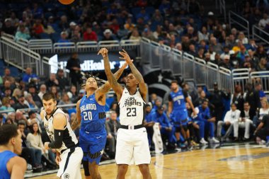 Orlando Magic, 26 Ocak 2020 'de Orlando Florida' daki Amway Center 'da Los Angeles Clippers' a ev sahipliği yaptı. Fotoğraf: Marty Jean-Louis
