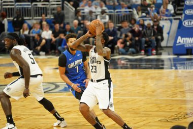 Orlando Magic, 26 Ocak 2020 'de Orlando Florida' daki Amway Center 'da Los Angeles Clippers' a ev sahipliği yaptı. Fotoğraf: Marty Jean-Louis