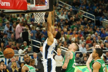 Orlando Magic, 24 Ocak 2020 tarihinde Orlando, Florida 'da Boston Celtics' e ev sahipliği yapmaktadır. Fotoğraf: Marty Jean-Louis