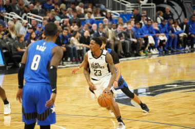 Orlando Magic, 26 Ocak 2020 'de Orlando Florida' daki Amway Center 'da Los Angeles Clippers' a ev sahipliği yaptı. Fotoğraf: Marty Jean-Louis