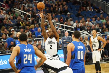 Orlando Magic, 26 Ocak 2020 'de Orlando Florida' daki Amway Center 'da Los Angeles Clippers' a ev sahipliği yaptı. Fotoğraf: Marty Jean-Louis