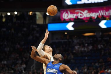 Orlando Magic, 8 Şubat 2020 tarihinde Orlando Florida 'daki Amway' de Milwaukee Bucks 'a ev sahipliği yaptı. Fotoğraf: Marty Jean-Louis