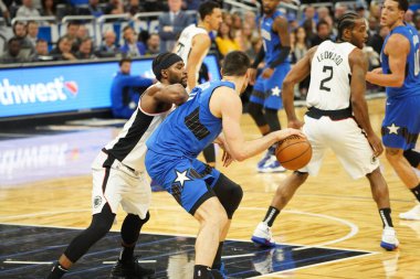 Orlando Magic, 26 Ocak 2020 'de Orlando Florida' daki Amway Center 'da Los Angeles Lakers' a ev sahipliği yaptı. Fotoğraf: Marty Jean-Louis