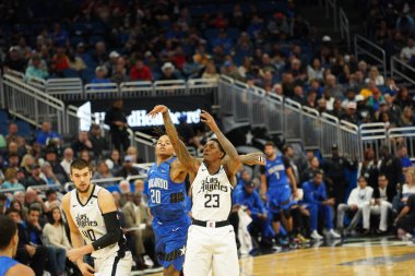 Orlando Magic, 26 Ocak 2020 'de Orlando Florida' daki Amway Center 'da Los Angeles Clippers' a ev sahipliği yaptı. Fotoğraf: Marty Jean-Louis
