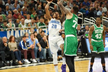 Orlando Magic, 24 Ocak 2020 tarihinde Orlando, Florida 'da Boston Celtics' e ev sahipliği yapmaktadır. Fotoğraf: Marty Jean-Louis