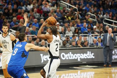 Orlando Magic, 26 Ocak 2020 'de Orlando Florida' daki Amway Center 'da Los Angeles Clippers' a ev sahipliği yaptı. Fotoğraf: Marty Jean-Louis