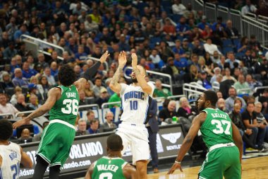 Orlando Magic, 24 Ocak 2020 tarihinde Orlando, Florida 'da Boston Celtics' e ev sahipliği yapmaktadır. Fotoğraf: Marty Jean-Louis