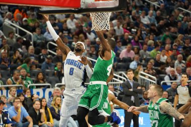 Orlando Magic, 24 Ocak 2020 tarihinde Orlando, Florida 'da Boston Celtics' e ev sahipliği yapmaktadır. Fotoğraf: Marty Jean-Louis
