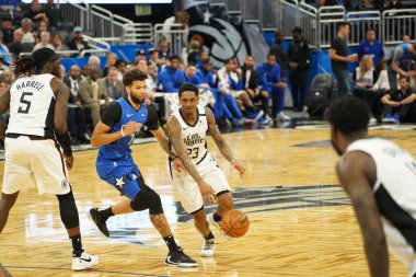 Orlando Magic, 26 Ocak 2020 'de Orlando Florida' daki Amway Center 'da Los Angeles Clippers' a ev sahipliği yaptı. Fotoğraf: Marty Jean-Louis