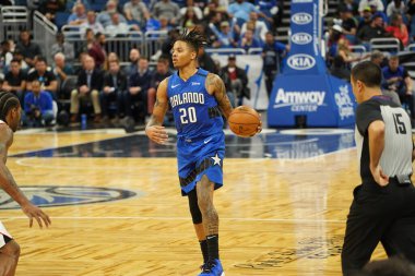 Orlando Magic, 26 Ocak 2020 'de Orlando Florida' daki Amway Center 'da Los Angeles Lakers' a ev sahipliği yaptı. Fotoğraf: Marty Jean-Louis