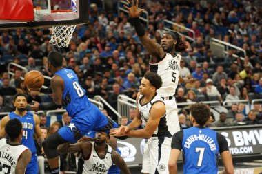 Orlando Magic, 26 Ocak 2020 'de Orlando Florida' daki Amway Center 'da Los Angeles Lakers' a ev sahipliği yaptı. Fotoğraf: Marty Jean-Louis