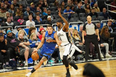 Orlando Magic, 26 Ocak 2020 'de Orlando Florida' daki Amway Center 'da Los Angeles Lakers' a ev sahipliği yaptı. Fotoğraf: Marty Jean-Louis